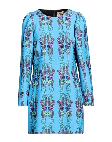 ALESSANDRO ENRIQUEZ Short dress Azure 100% Polyester