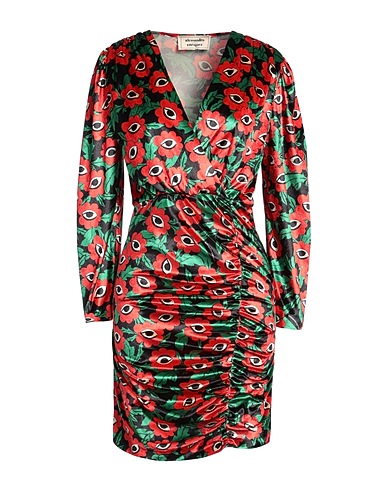 ALESSANDRO ENRIQUEZ Sheath dress Black 100% Polyester
