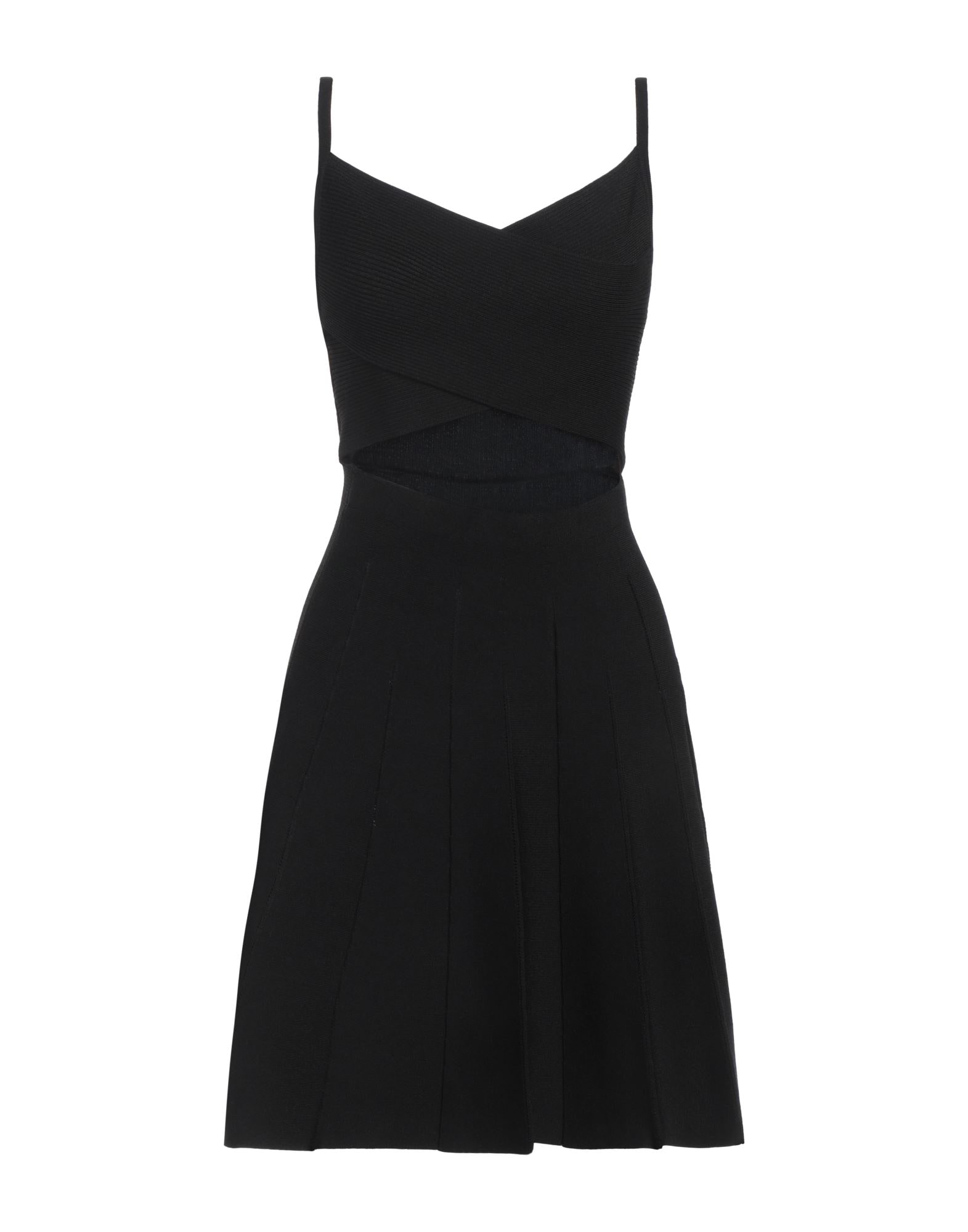 ワンピース GIOVANNI BEDIN Plisse detail mini dress Black Giovanni Bedin Black Plisse Detail Mini Dress for Women