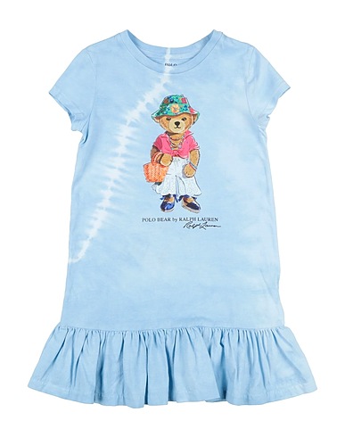 POLO RALPH LAUREN Dress Sky blue 100% Cotton