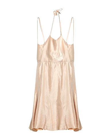 LE GEMELLINE by FELEPPA Dress Beige 65% Viscose, 25% Polyester, 10% Polyamide