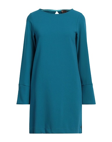 MÊME ROAD Short dress Deep teal 63% Polyester, 32% Rayon, 5% Elastane