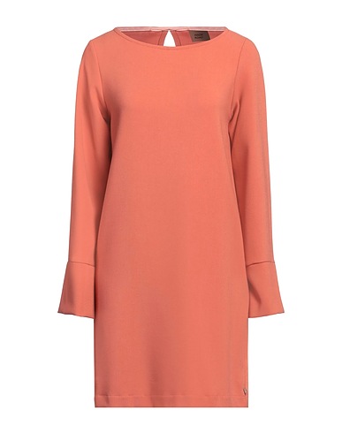MÊME ROAD Vestito corto Salmone 63% Poliestere, 32% Rayon, 5% Elastan