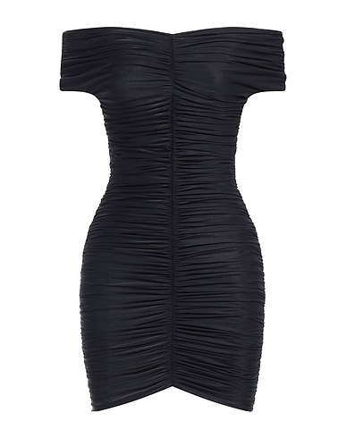 THE ANDAMANE Sheath dress Black 90% Polyamide, 10% Elastane