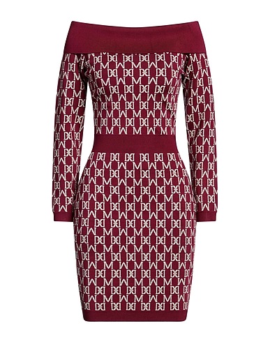 MARCIANO by GUESS Sheath dress Garnet 72% Viscose, 15% Polyamide, 7% Polyester, 4% Metallized polyamide, 2% Elastane