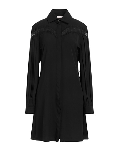 LIU •JO Vestito chemisier Nero 100% Poliestere