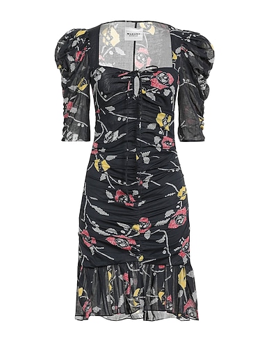 MARANT ÉTOILE Tube-Dress NERO 100% Baumwolle