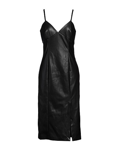 TWINSET Midi dress Black 100% Polyester