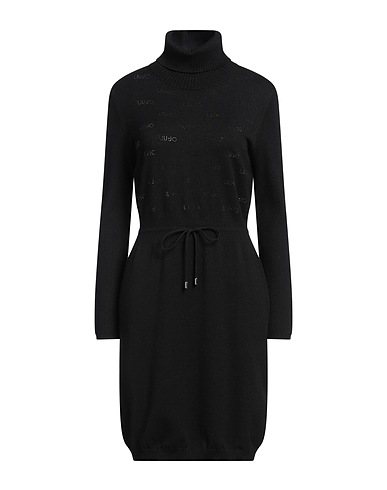 LIU •JO Sheath dress Black 52% Viscose, 28% Polyester, 20% Polyamide