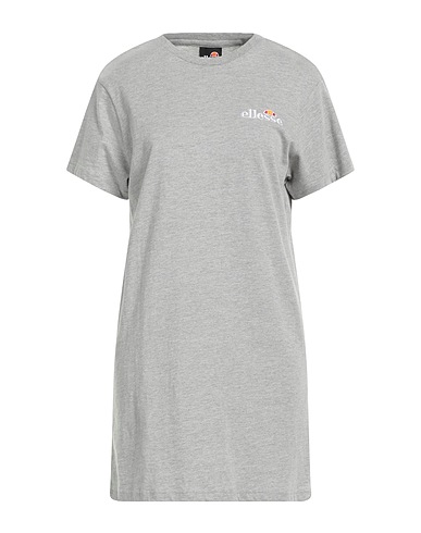 ELLESSE Short dress Light grey 100% Cotton