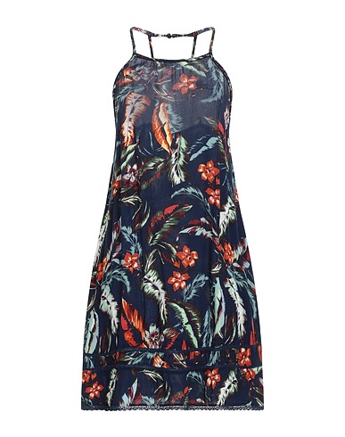 SUPERDRY Short dress Navy blue 100% Cotton