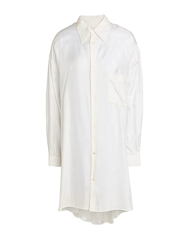 MM6 MAISON MARGIELA Shirt dress White 100% Viscose