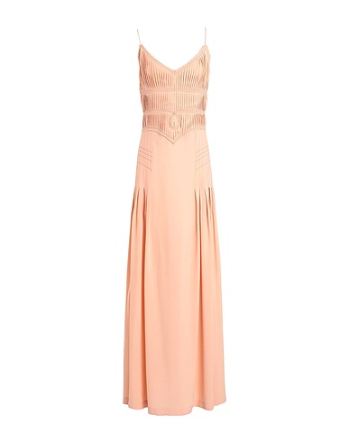 CEDRIC CHARLIER Long dress Pink 75% Acrylic, 25% Silk