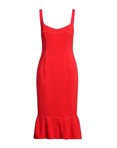 MARNI Midi dress Red 97% Viscose, 3% Elastane