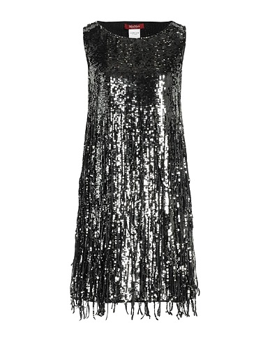 MAX MARA STUDIO Sequin dress Lead 100% Polyester