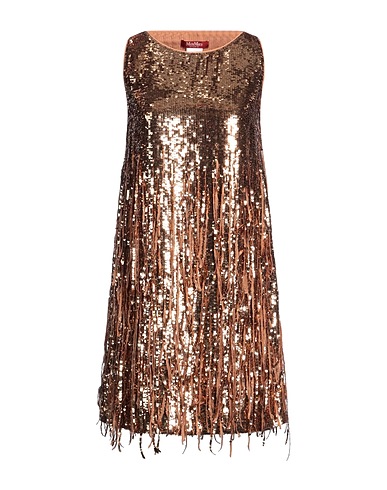 MAX MARA STUDIO Sequin dress Bronze 100% Polyester