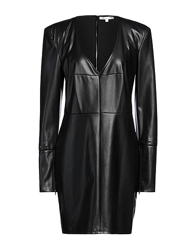 PATRIZIA PEPE Kurzes Kleid Schwarz 100% Polyurethan, Polyester