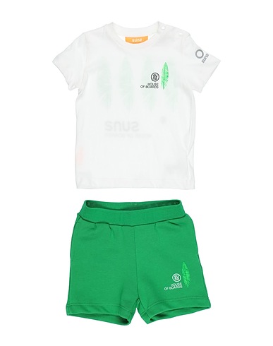 SUNS BOARDS Completo Baby  Bianco 100% Cotone