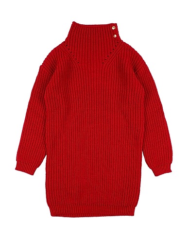 RELISH Vestito Rosso 75% Acrilico, 10% Lana, 10% Viscosa, 5% Lana di alpaca