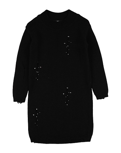 RELISH Dress Black 75% Acrylic, 10% Wool, 10% Viscose, 5% Alpaca wool