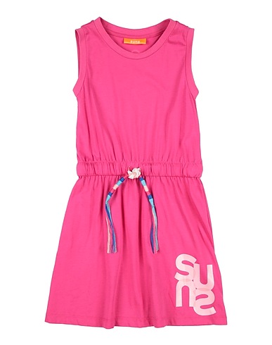 SUNS BOARDS Dress Fuchsia 100% Cotton