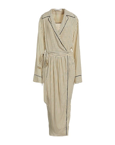 PHILOSOPHY di LORENZO SERAFINI Long dress Pastel yellow 100% Viscose