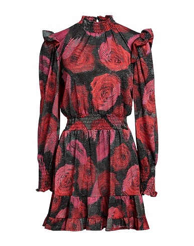 SILVIAN HEACH Short dress Tomato red 95% Polyester, 5% Elastane