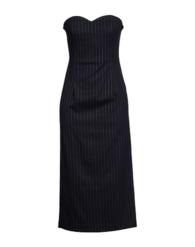 SILVIAN HEACH Midi-Kleid Nachtblau 64% Polyester, 34% Viskose, 2% Elastan