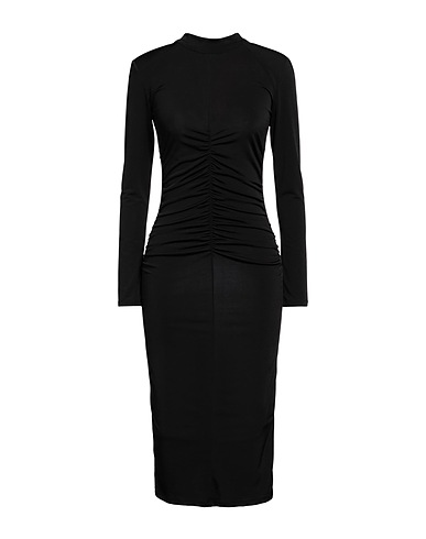 SILVIAN HEACH Midi dress Black 97% Polyester, 3% Elastane