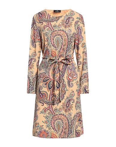 ETRO ミニワンピース・ドレス BEIGE ポリエステル 100%