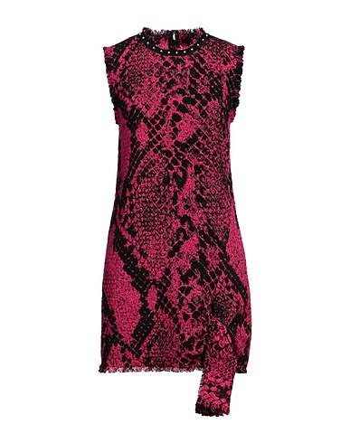 PINKO Sheath dress Fuchsia 36% Cotton, 34% Acrylic, 23% Polyester, 5% Wool, 2% Polyamide