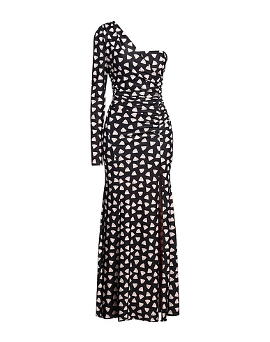 ANIYE BY Long dress Black 82% Polyester, 18% Elastane