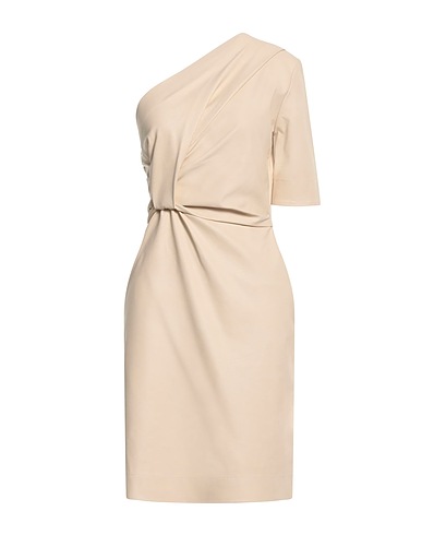 STELLA McCARTNEY One-shoulder dress Ivory 100% Viscose, Polyurethane