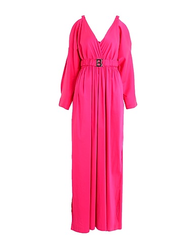 BLUGIRL Langes Kleid Fuchsia 79% Baumwolle, 18% Polyamid, 3% Elastan