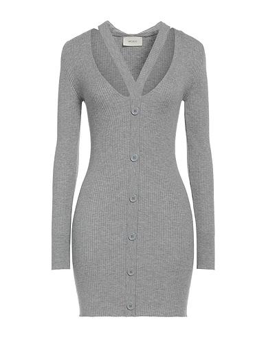 VICOLO Sheath dress Light grey 72% EcoVero™ viscose, 28% Polyester