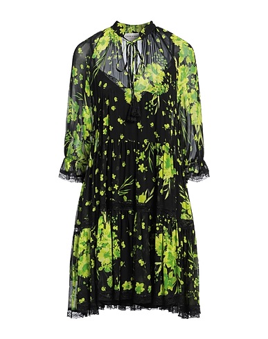 ERMANNO FIRENZE Короткое платье Чёрный 100% Вискоза