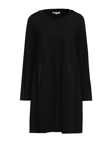 HUMILITY Vestito corto Nero 68% Viscosa, 27% Poliammide, 5% Elastan, Poliestere
