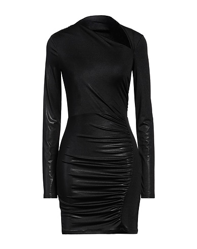 PATRIZIA PEPE Sheath dress Black 95% Polyester, 5% Elastane