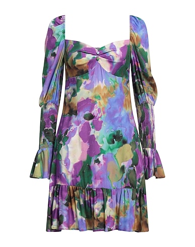 MAR DE MARGARITAS Short dress Purple 100% Viscose