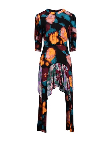 MAR DE MARGARITAS Short dress Black 100% Viscose