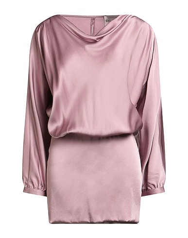 SEMICOUTURE Short dress Lilac 82% Acetate, 18% Viscose