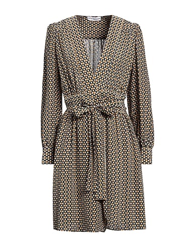 ATTIC AND BARN Wrap dress VERDE 68% Viscose, 32% Silk