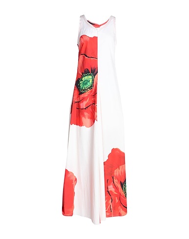 MARC POINT Long dress Ivory 100% Cotton