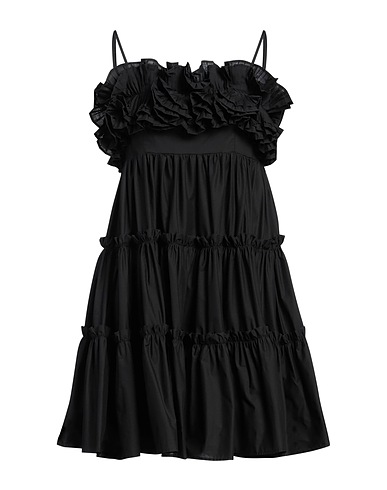 MEIMEIJ Robe courte Noir 100% Coton, Polyester
