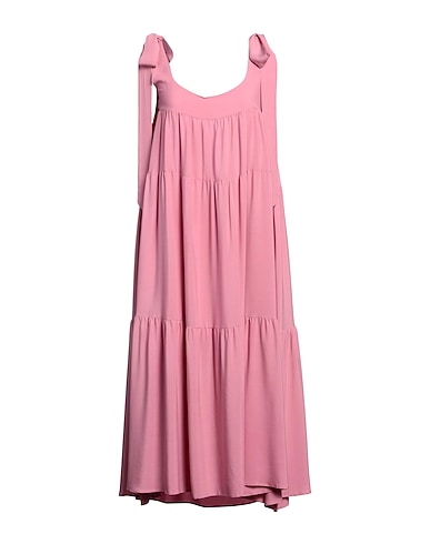 MEIMEIJ Midi-Kleid Rosa 69% Acetat, 31% Seide