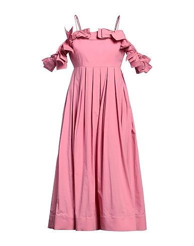 MEIMEIJ Midi dress Pink 100% Cotton, Polyamide