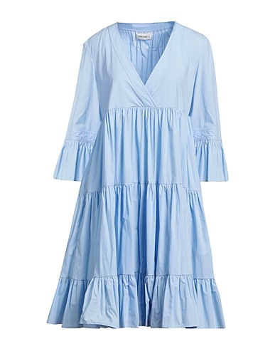 MEIMEIJ Midi dress Sky blue 100% Cotton