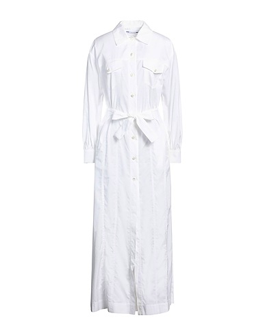 JACOB COHЁN Long dress White 100% Cotton