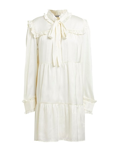 BATSHEVA Vestito corto Avorio 100% Poliestere