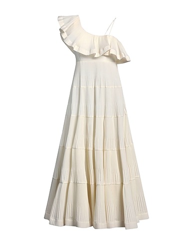 MEIMEIJ Long dress Ivory 65% Polyester, 35% Cotton